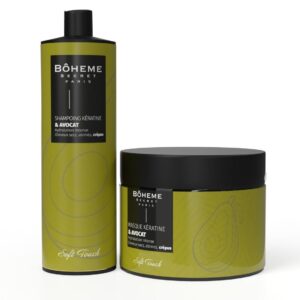 duo shampoing & masque kératine avocat