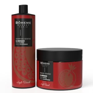 duo shampoing & masque kératine grenade