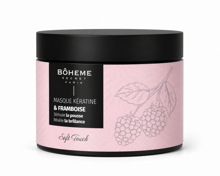 masque kératine framboise