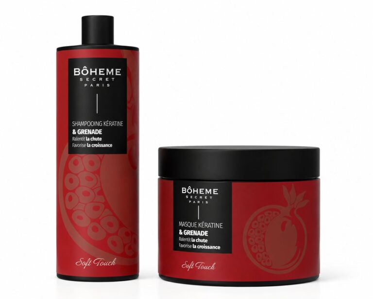 shampoing & masque kératine grenade