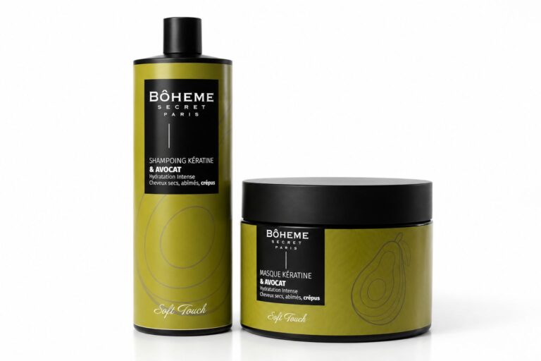 shampoing & masque kératine avocat